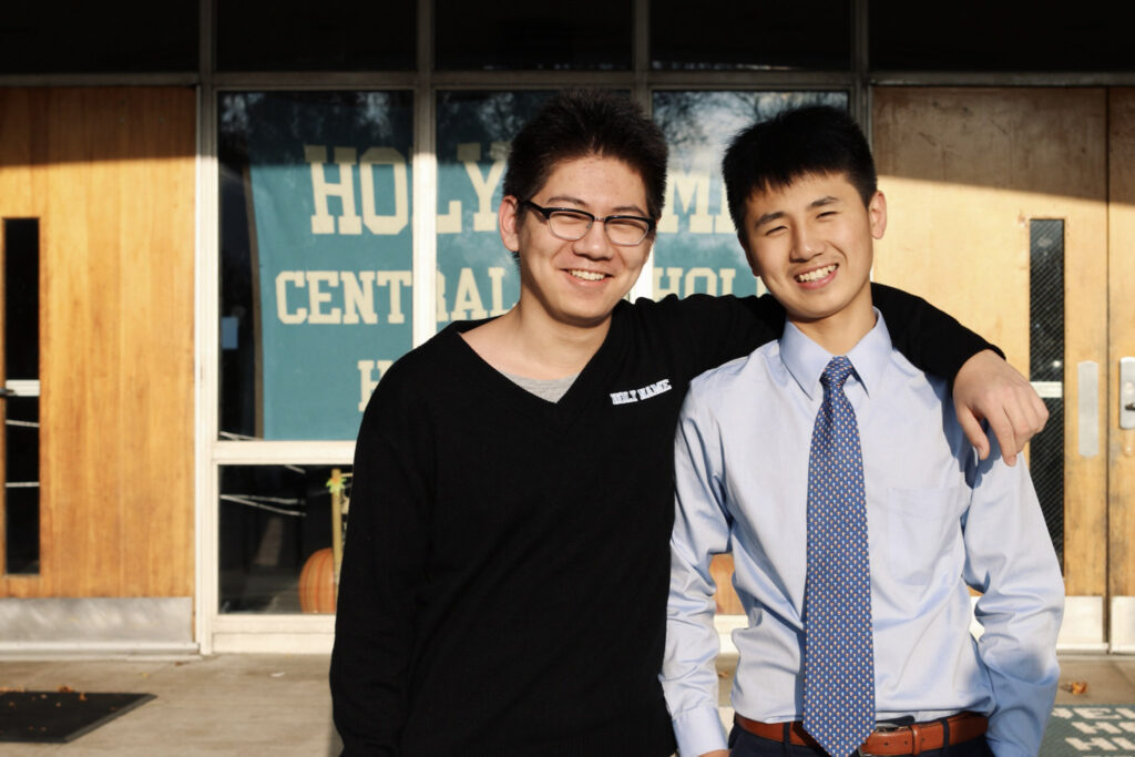 Happy International students in U.S. Private School 